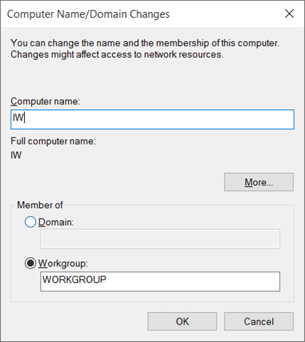 Changer le nom de l'ordinateur dans Windows 10 pic5