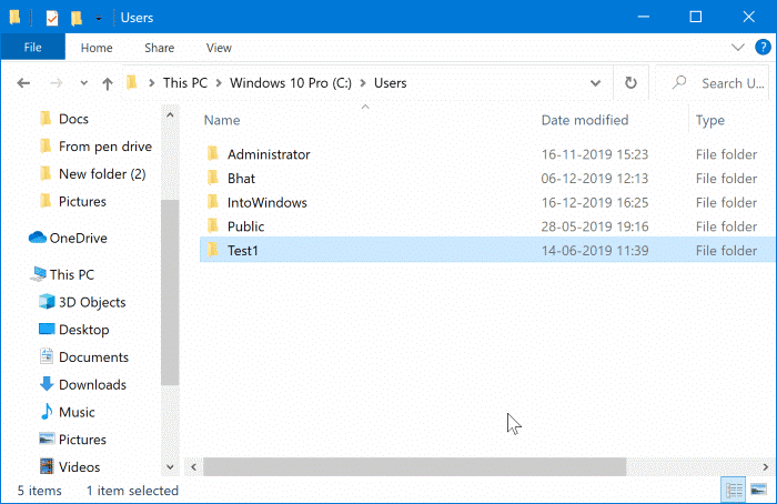 1613951120 918 Comment renommer le dossier utilisateur dans lExplorateur de fichiers Windows