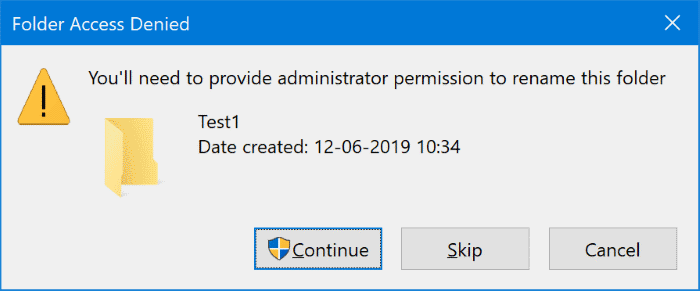 renommer le dossier du compte d'utilisateur dans l'Explorateur de fichiers Windows 10 pic8