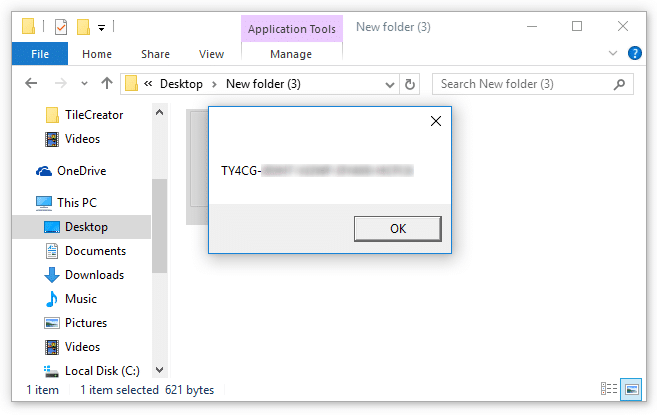 Afficher le script de clé de produit Windows 10