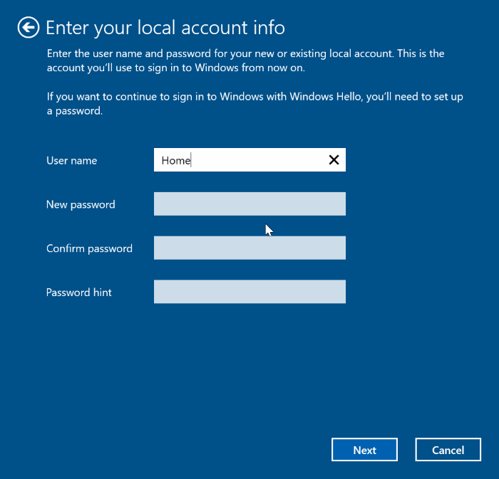 dissocier la licence Windows 10 du compte Microsoft pic5