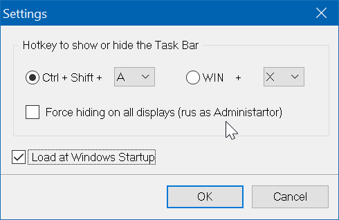 Cache automatiquement le pic2 de la barre des tâches de Windows 10