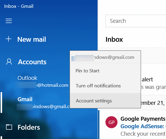 Ajouter Gmail à Windows 10 Mail (12)