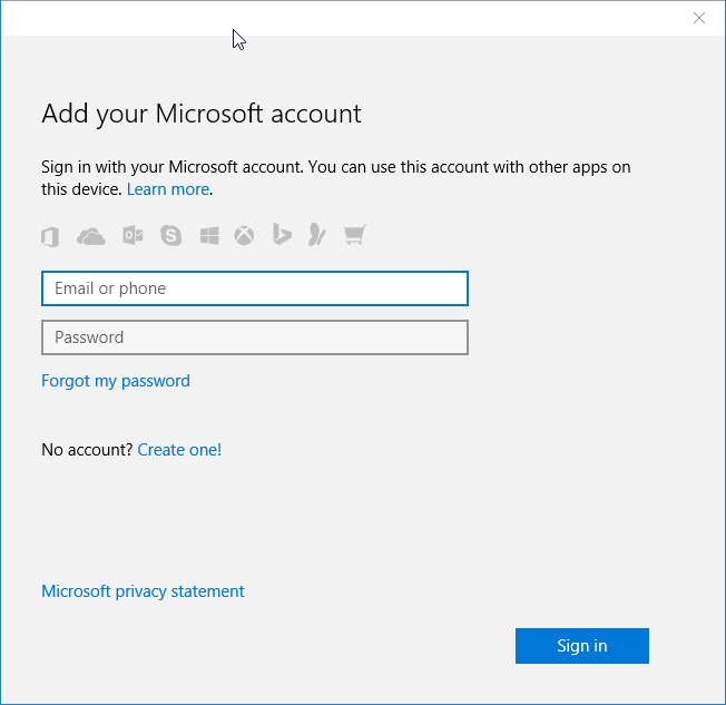 Installer des applications à partir du Store sans compte Microsoft Windows 10 pic5