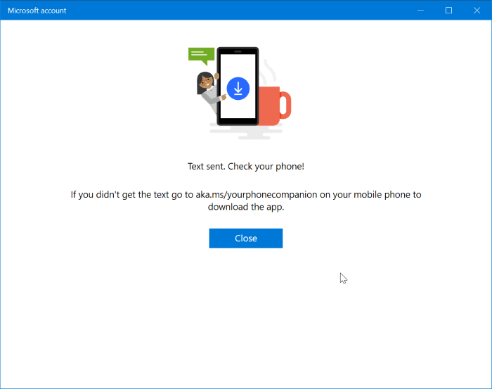recevoir et envoyer des messages texte depuis votre PC Windows 10 pic6