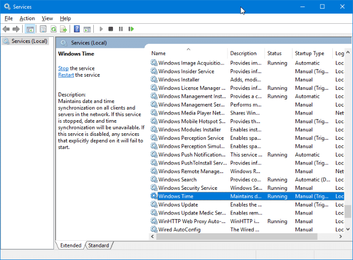 mauvaise date et heure dans Windows 10 pic5