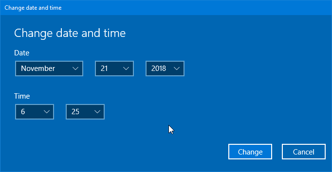 mauvaise date et heure dans Windows 10 pic4