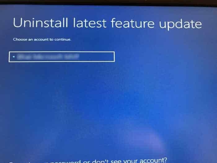 Désinstallez les mises à jour de Windows 10 lorsque votre PC ne démarre pas (6)