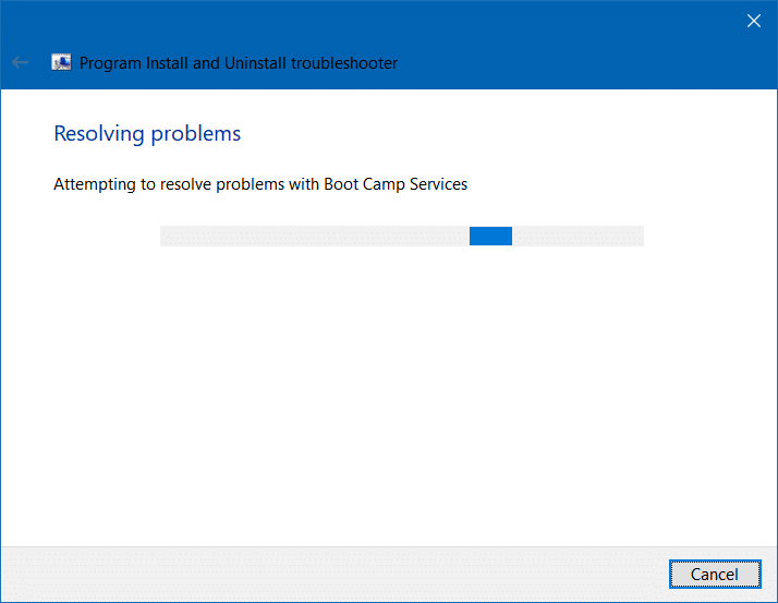 Désinstaller Boot Camp à partir de Windows 10 pic5