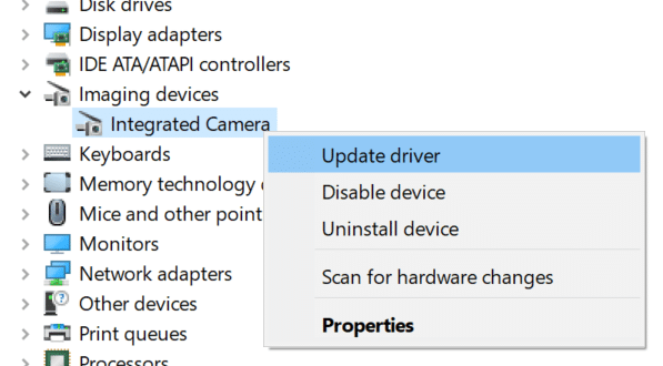 nous ne pouvons pas trouver l'erreur de caméra dans Windows 10 pic6
