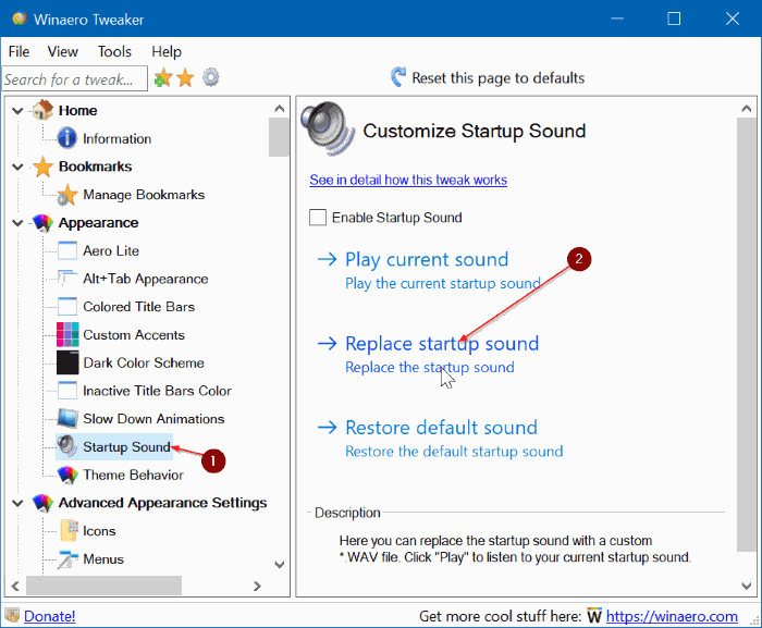 changer l'image sonore de démarrage de Windows 10 5