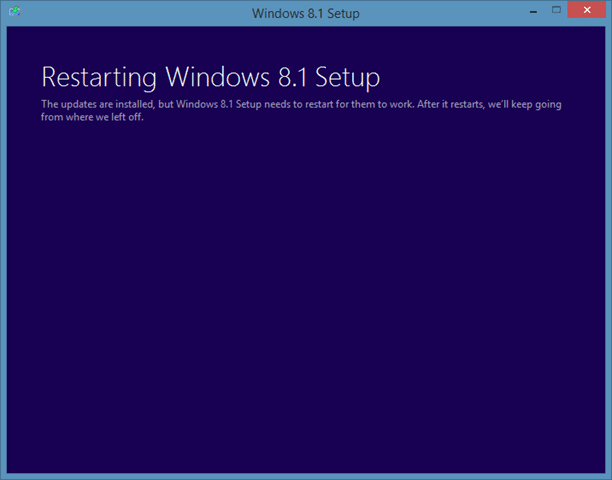 Réparer l'installation de Windows 8.1 Étape 2