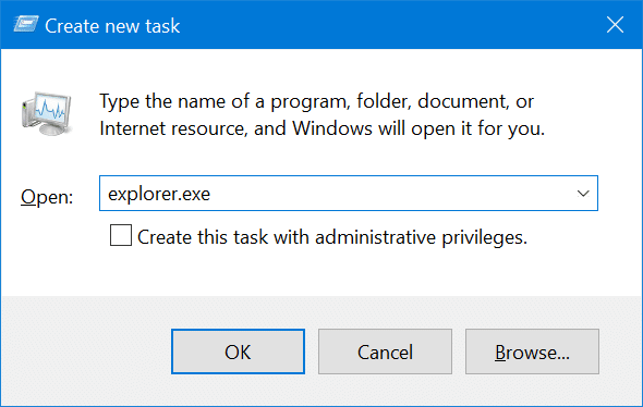 Redémarrez l'Explorateur de fichiers Windows dans Windows 10 pic6