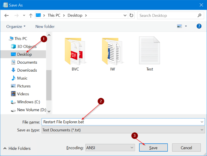 Redémarrez l'Explorateur de fichiers Windows dans Windows 10 pic9