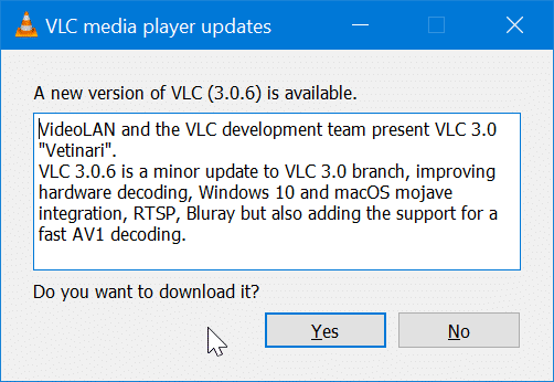 mettre à jour VLC Media Player vers la dernière version pic4