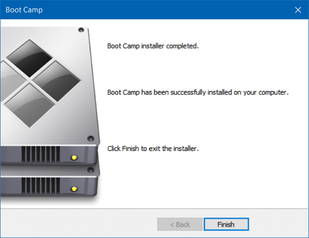 réparer et mettre à jour les pilotes Boot Camp dans Windows 10 (4)