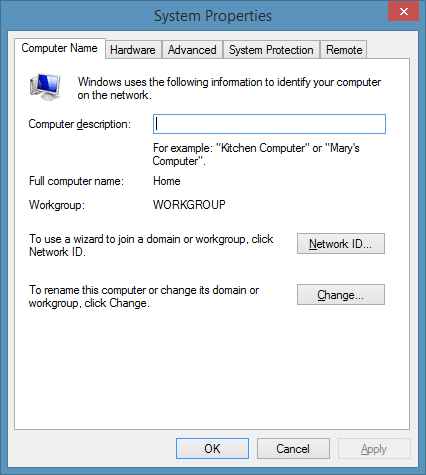 Créer un point de restauration dans Windows 8.1 Step1a