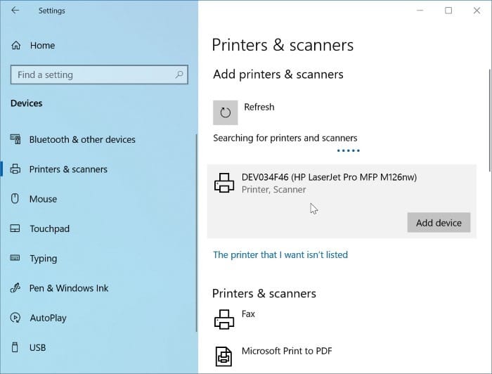 l'imprimante est hors ligne dans Windows 10 pic4