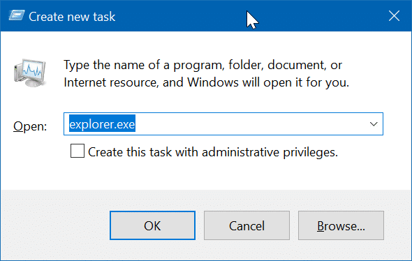 redémarrez le menu Démarrer dans Windows 10 pic7