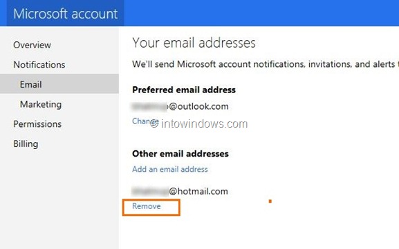 Revenez d'Outlook.com à Hotmail ou Live Step2