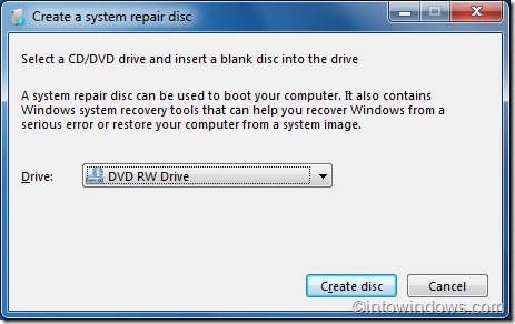 réparer Windows 7 à partir d'une clé USB sans disque d'installation 1