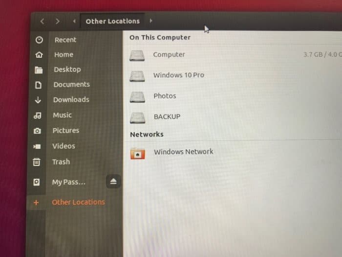 Utilisez Ubuntu pour sauvegarder des fichiers à partir d'un PC Windows non amorçable pic5.1