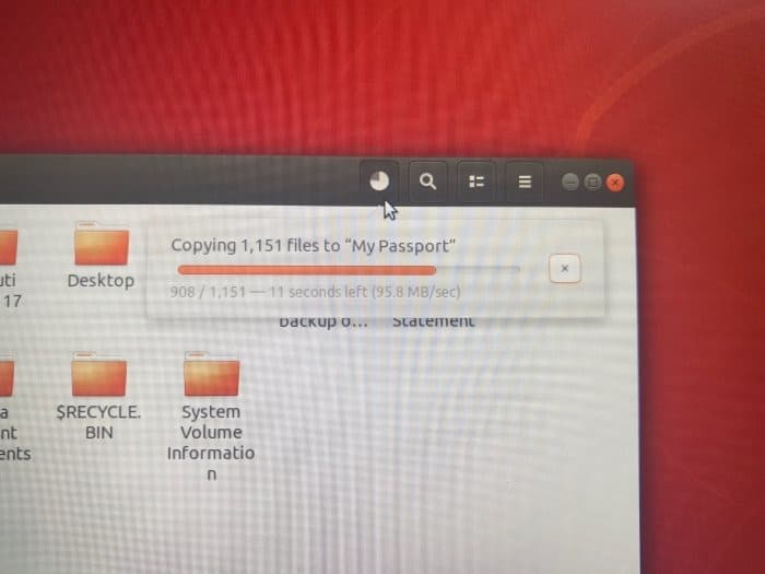 Utilisez Ubuntu pour sauvegarder des fichiers à partir d'un PC Windows non amorçable pic6