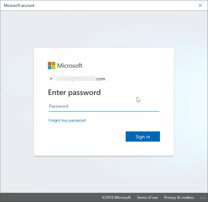 passer du compte local au compte Microsoft dans Windows 10 pic7