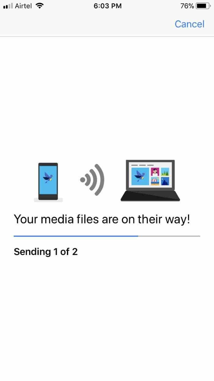 Transférer des photos sans fil de l'iPhone vers Windows 10 (14)