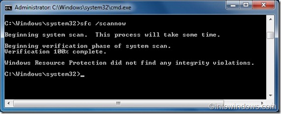 Réparer les fichiers système de Windows 7