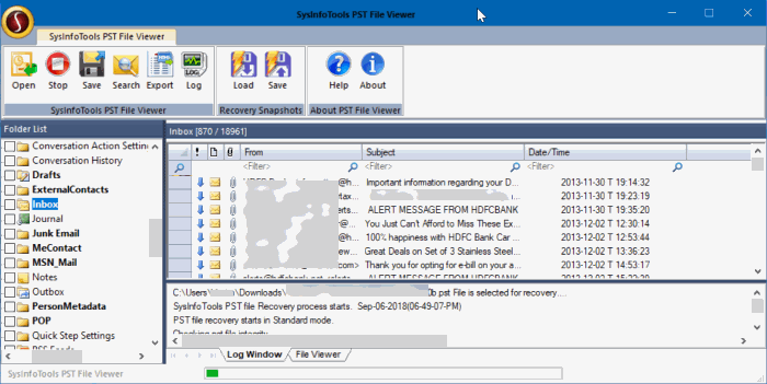 Ouvrez les fichiers PST sans Outlook dans Windows 10 pic1