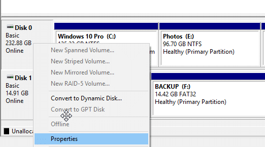 Vérifiez si votre PC Windows 10 a un SSD pic2