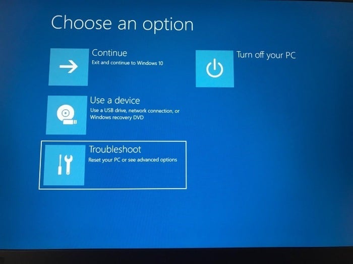 accéder aux paramètres du micrologiciel uefi dans Windows 10 pic5