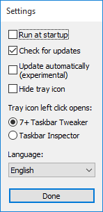 7 Tweaker de la barre des tâches pour Windows 10 image 1
