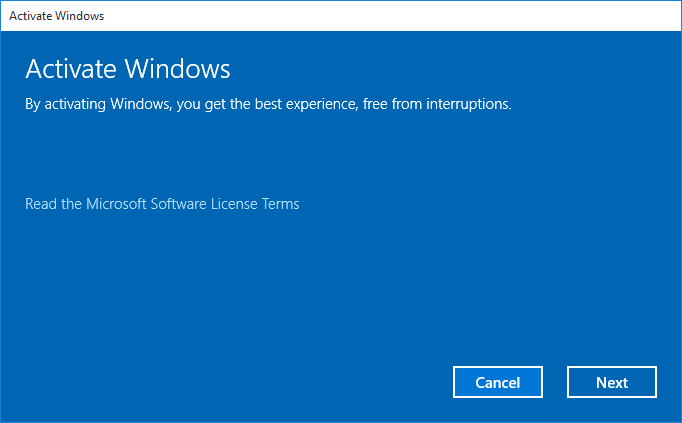 Découvrez pourquoi Windows 10 n'a pas été activé (1)