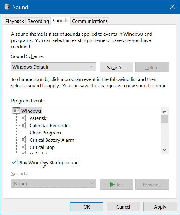 modifier l'image sonore de démarrage de Windows 102