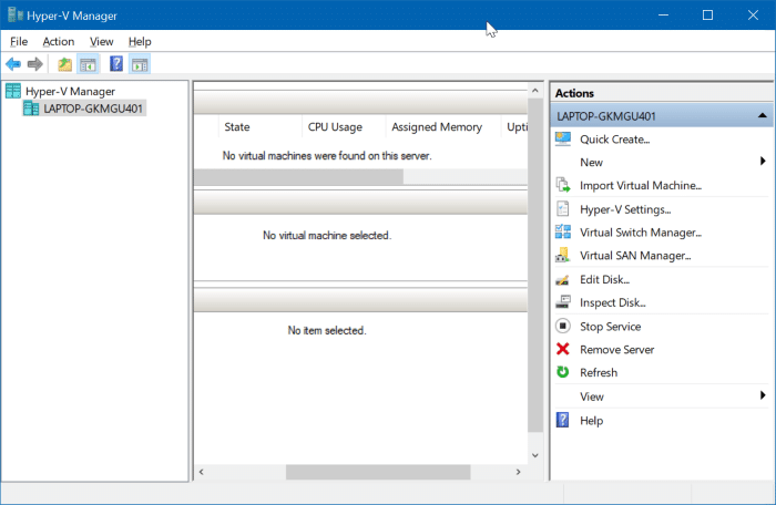 Comment activer Hyper V dans Windows 10