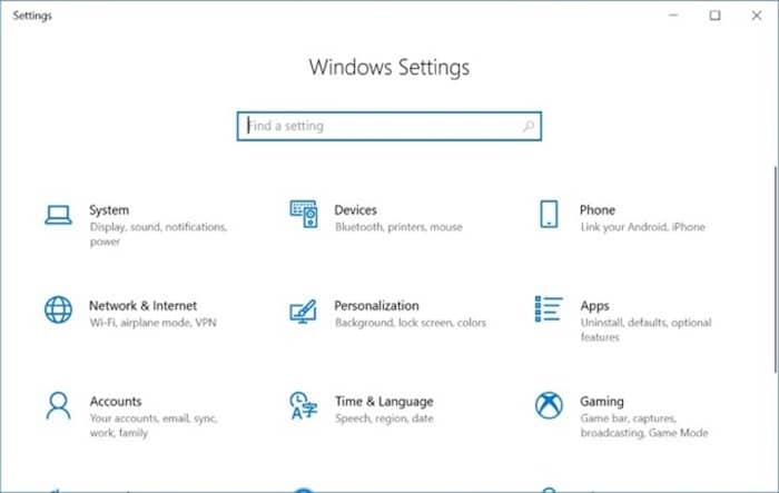 activer ou désactiver les paramètres et le panneau de configuration dans Windows 10 pic1