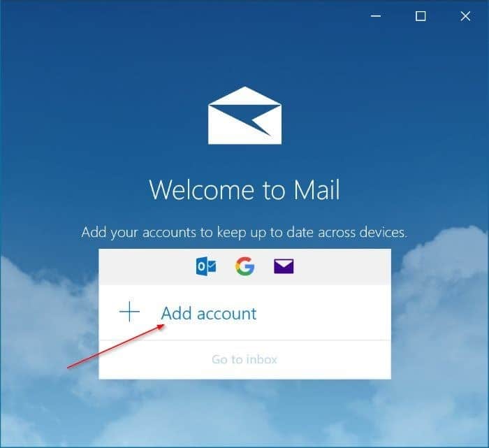 Comment ajouter Gmail a Windows 10 Mail