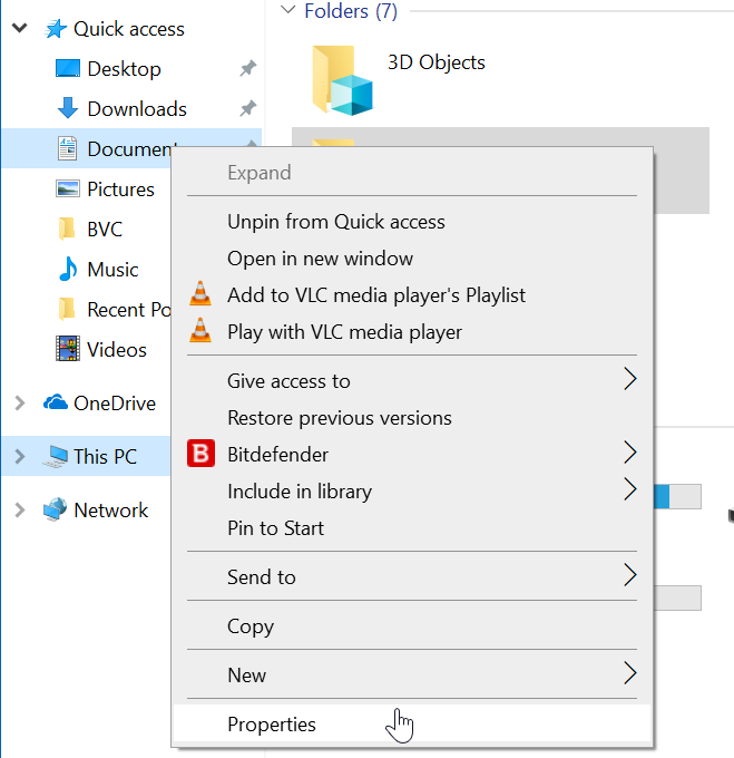 changer l'emplacement des documents numérisés dans Windows 10 pic01
