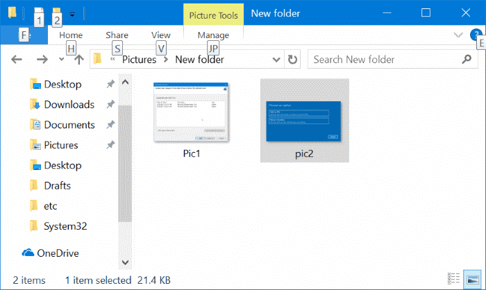 convertir des images jpeg et png en pdf dans Windows 10