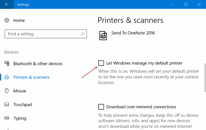 définir l'imprimante par défaut dans Windows 10 pic1