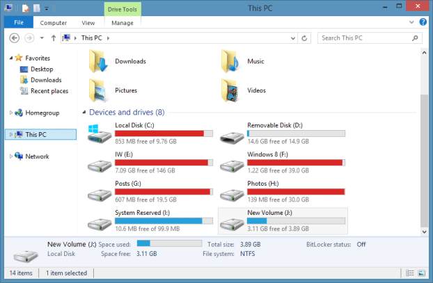 Déplacez le volet de détails vers le bas de l'Explorateur Windows 8.1