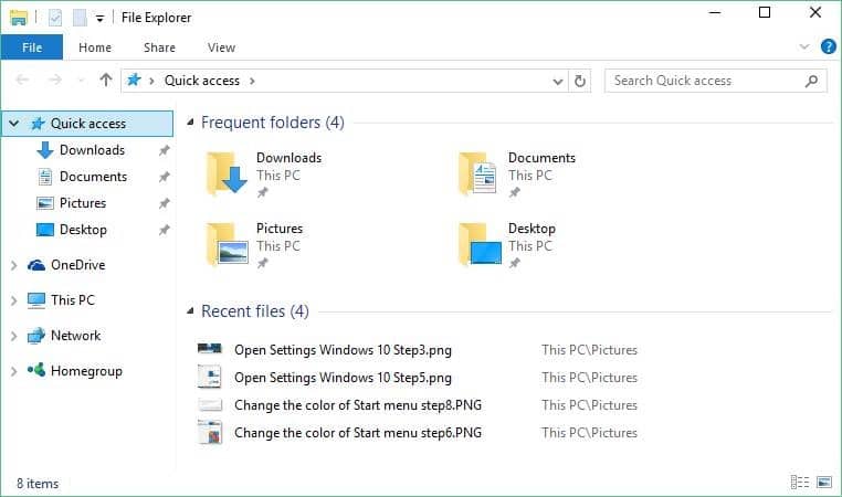 Comment desactiver lacces rapide dans Windows 10