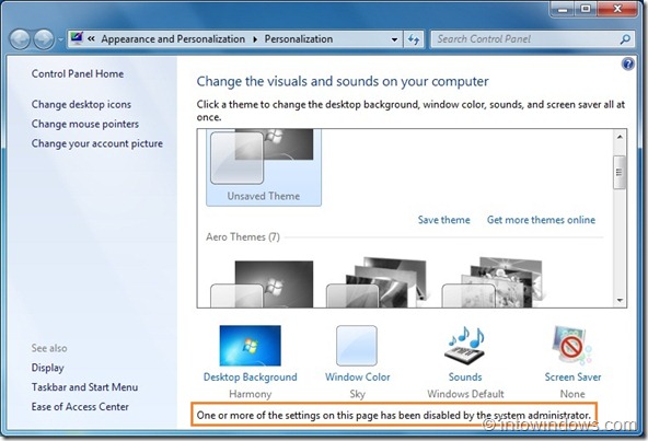 Empêcher les utilisateurs de changer le thème de Windows 7 step5