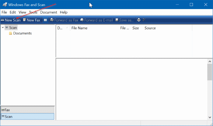 enregistrer les documents et images numérisés au format PDF dans Windows 10 pic01