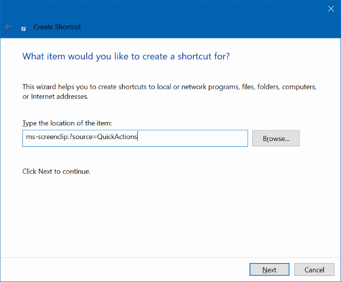 Épingler la capture d'écran à la barre des tâches dans Windows 10 pic2