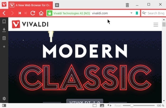 Installez Adobe Flash Playre dans le guide de navigation Vivaldi 1