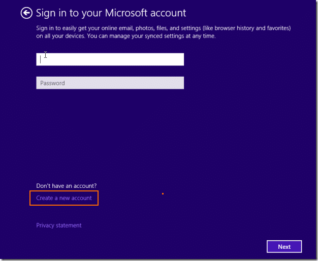 Comment installer Windows 81 sans compte Microsoft