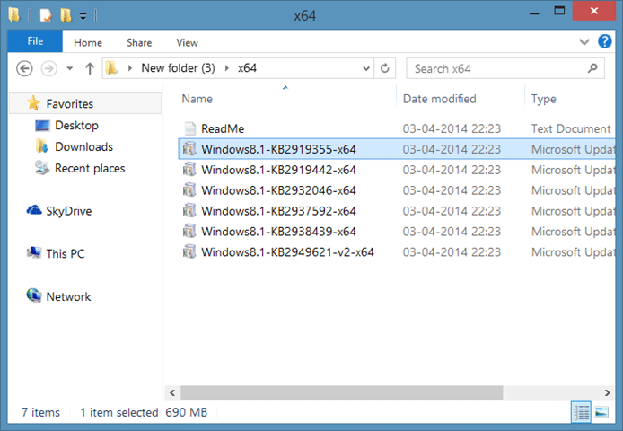 Comment installer la mise a jour 1 de Windows 81